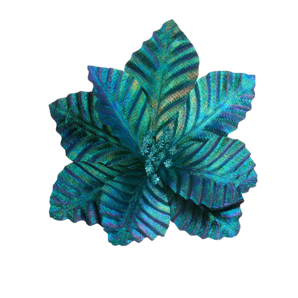 Clips med runde blade, grøn - B24 cm